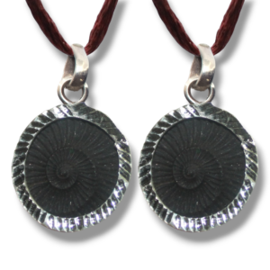 shaligram pendant pair Shaligram Kshetra.com