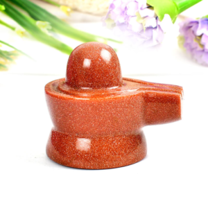 Orange Sunstone Shivling