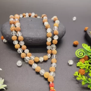 Rudraksha-Sphatik Mala